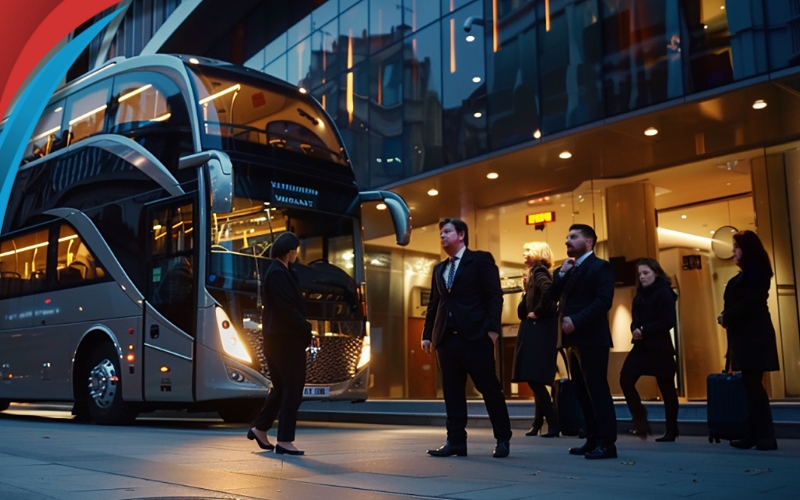 Luxury coach hire for business events in London